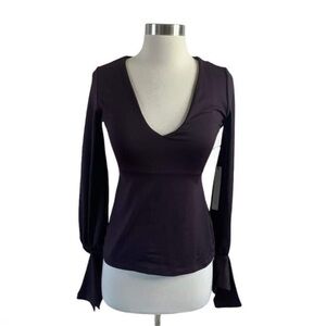 Susana Monaco Revolve NWT Long Sleeve Blouse Top